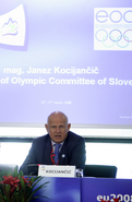 Président du Comité olympique slovène Janez Kocijančič