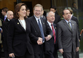 Dora Bakoyannis (Greece), Per Stig Møller (Denmark), Dermot Ahern (Ireland) and Markos Kyprianou (Cyprus)