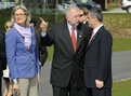 Ursula Plassnik, Dimitrij Rupel et Hashim Thaçi