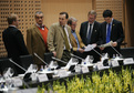 Before working lunch – ministers of the EU and the candidate countries (Brdo Congress Centre)