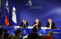 Presidency press conference: Javier Solana, Dimitrij Rupel and Olli Rehn