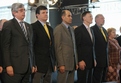 Rui Pereira, président du Conseil national de la République de Slovénie Blaž Kavčič, Janez Janša, Janez Potočnik et Dimitrij Rupel