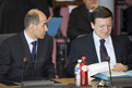 Slovenian Prime Minister Janez Janša and President of the European Commission José Manuel Barroso