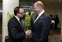 Slovenian minister of transport Radovan Žerjav and German federal minister of transport, building and urban development Wolfgang Tiefensee