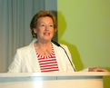 Slovenian Minister of Health Zofija Mazej Kukovič during her opening address
