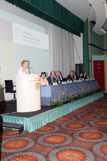 Plenary session (speech by the Slovenian Minister of Health Zofija Mazej Kukovič)