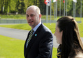 Arrival of German Federal Minister for Transport, Building and Urban Development Wolfgang Tiefensee