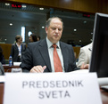 Slovenian State Secretary Andrej Šter presiding over the Extraordinary Session of GAERC