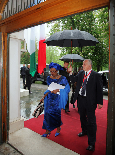 Arrival of H.E. Adeola Obileye, Ambassador Designate of the Federal Republic of Nigeria to the Republic of Slovenia