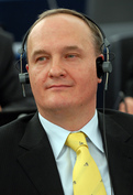 Minister za okolje Janez Podobnik med razpravo v Evropskem parlamentu