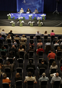 Conférence de presse du ministre Iztok Jarc et de la commissaire européenne Mariann Fischer Boel  (Hotel Habakuk à Maribor)