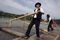 Raft on the Drava River