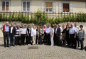 Family photo in front of the oldest vine in the world (Maribor)