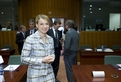 Minister Mojca Kucler Dolinar before the meeting