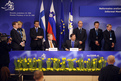 La signature de l’accord bilatéral sur la cooperation entre les ministères slovène et finlandais