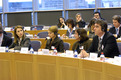 Ministers Mojca Kucler Dolinar and Milan Zver present the programme of Slovenia's Presidency at the European Parliament