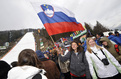 Joyeuse atmosphère avant le Finale de la Coupe du monde de saut à ski 2007/2008 à Planica