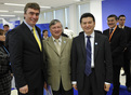 Milan Zver, Anatoly Karpov and Kirsan Ilyumzhinov