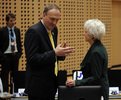 Janez Podobnik et Jacqueline Cramer, ministre néerlandaise de l’Environnement et de l'Aménagement du Territoire