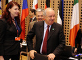 Slovenian Finance Minister  Andrej Bajuk prior to the Plenary session at the Brdo Congress Centre