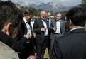 Minister Andrej Bajuk at the informal gathering of finance ministers and governors at the lake