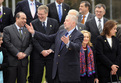 Gathering of ministers before taking a family photo