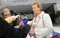 Arrival of the Slovenian Minister of Health Zofija Mazej Kukovič