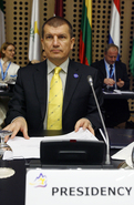 Minister of the interior Dragutin Mate