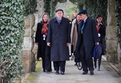 Slovenian Minister of Justice Lovro Šturm and head of the minister's office Janko Koren arriving to Brdo Castle