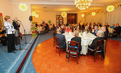 Svečana večerja, katere gostiteljica je bila slovenska ministrica za delo, družino in socialne zadeve Marjeta Cotman (Grand Hotel Toplice, Bled)