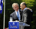 Ameriški predsednik George W. Bush in slovenski predsednik vlade Janez Janša
