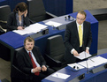 Slovenian Minister of Transport Radovan Žerjav during his speech at the EP Plenary Session